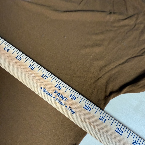 Hatch Perfect V Tee Chocolate Brown Maternity V-Neck {1/S} - Picture 8 of 8